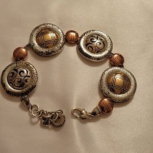 Retired Brighton Tri Colored  Bracelet